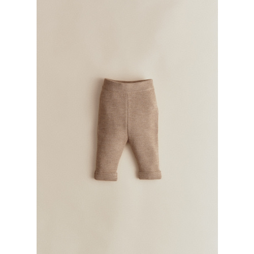 Boris Knit Trousers - Mottled Beige