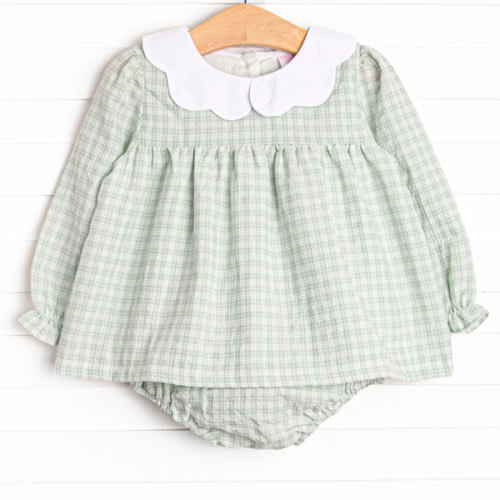 Effortless Days Girl Diaper Set, Green – Stitchy Fish