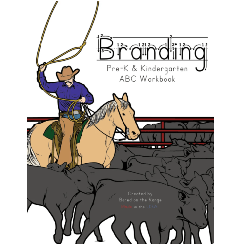 Branding: Pre-K & Kindergarten ABC Workbook – Cowkid Clothing Company