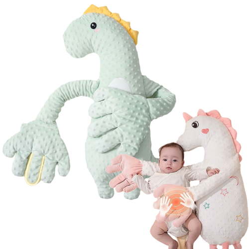 Patting Pillow Soother, Interactive Remote Control Patting Plush, Soft Sensory Stuffed Animal for Soothing, Cuddling & Relaxation