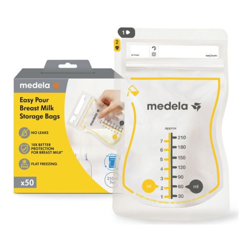 Medela Easy Pour Disposable Breast Milk Storage Bags