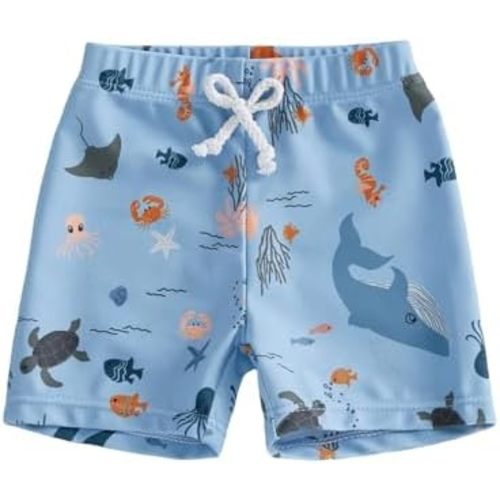 Yccutest Toddler Boys Swim Trunks Infant Bathing Suit Boys Swim Shorts Swimsuit Baby Boy Quick Dry Board Shorts Kids Swimwear
