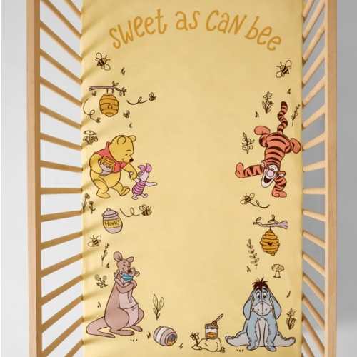 Disney Sweet As Can Bee Fitted Crib Sheet | Little Sleepies