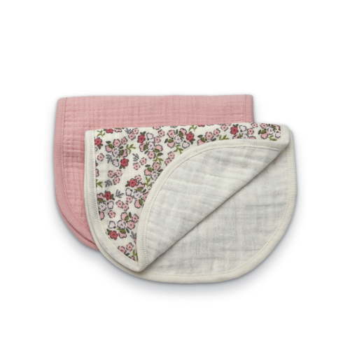 Carter's Child of Mine Infant Girl Burb Cloths, 2 Packs, One Size