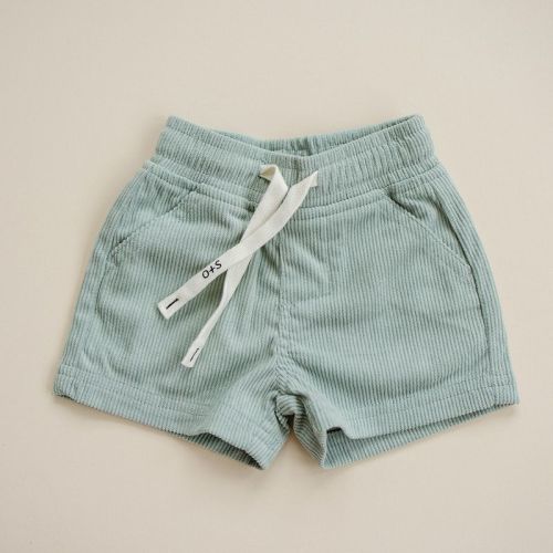 Kids Mason Corduroy Shorts - Olive + Scout
