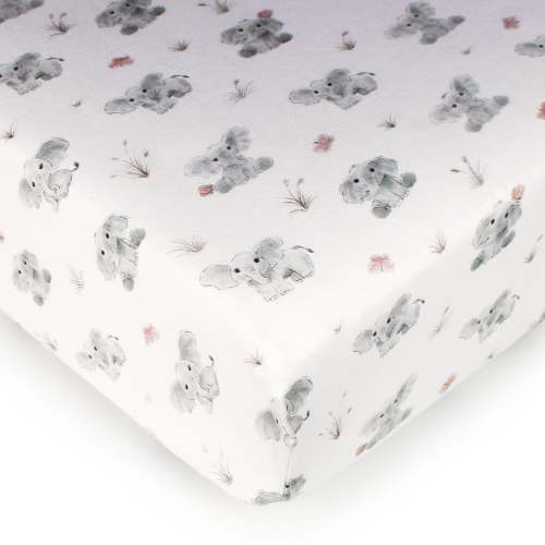 Baby Elephant | Organic Crib Sheets – L'ovedbaby