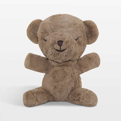 Happiest Baby SNOObear 3-in-1 Brown Plush White Noise Baby Toy