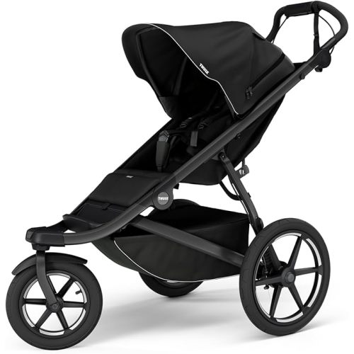 Thule Urban Glide 3 Single Child All-Terrain Stroller, Full-Suspension System, Air-Filled Tires, Upright seat with Adjustable Recline and Built-in legrest