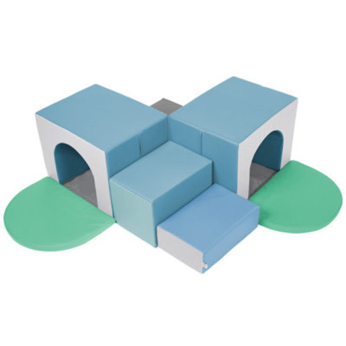 ECR4Kids SoftZone Corner Tunnel Maze, Toddler Playset, 7-Piece & Reviews | Wayfair