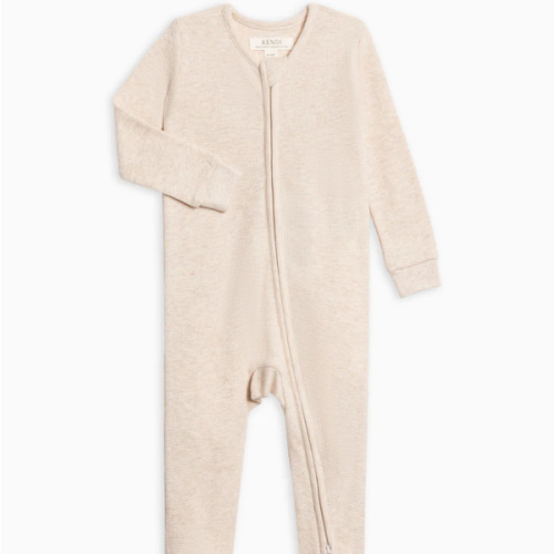 Lane Waffle Knit Zipper Sleeper