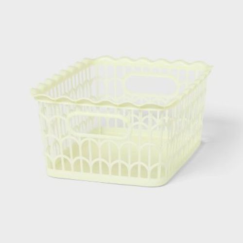 Scallop Decorative Basket Small Citrus - Brightroom™