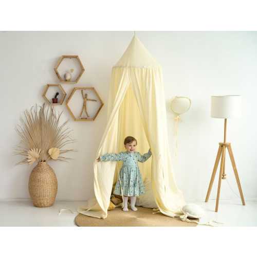 Vanilla Muslin Canopy | Reading Nook Canopy, Crib Cover, Nursery Canopy, Baby Cotton Baldachin