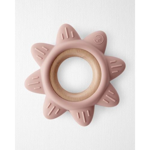 Little Planet Silicone & Wood Teether - Pink - Little Planet | Carter's