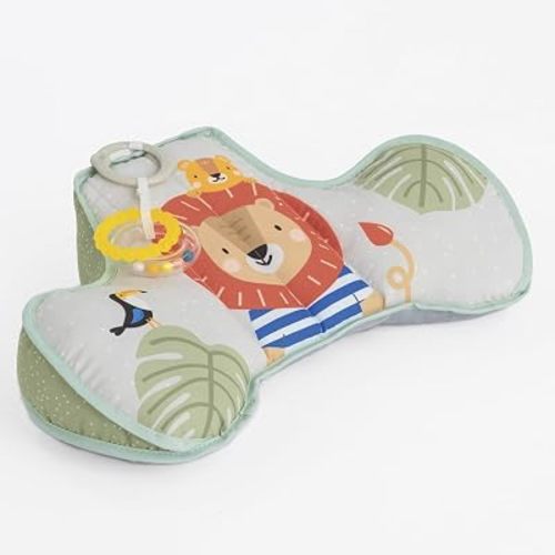 Taf Toys Tummy Time Support Toy with Detachable Toys for Newborn & Up, Develops Muscles for Crawling Montessori Sensory Crawling Toy for Infant Newborn Toddler Tummy Time Toys 0-6 Months Babies