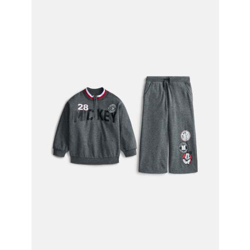 Mickey and Friends Toddler Boys Quarter Zip Pullover and Pants Set, 2-Piece, Sizes 12M-5T