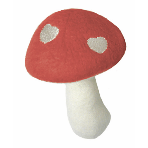 Mushroom Rattle - Red