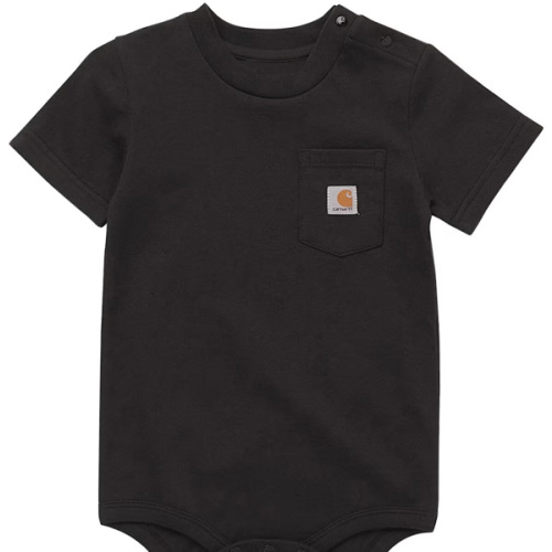 Carhartt Infant Boys' Short Sleeve Pocket Onesie