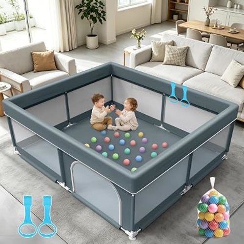 71x59 Large Baby Playpen Indoor & Outdoor Play Yard for Toddlers