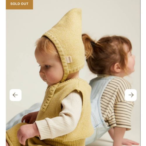 Pixie Knitted Yolk Bonnet – Claude & Co