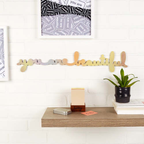 One Of A Kind Cursive Piece - Large — You Are Beautiful