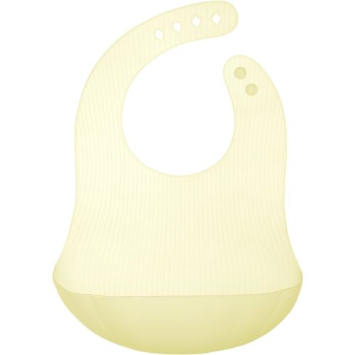 Olababy Fold N Go Silicone Baby Bib w Travel Case | Lightweight Design Eases Pressure Bruising for Infants & Toddlers