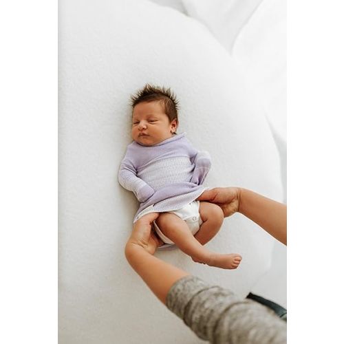 Swaddelini Large Swaddle Sleep Sack, 12-18 Pounds, Made in USA, Lavender