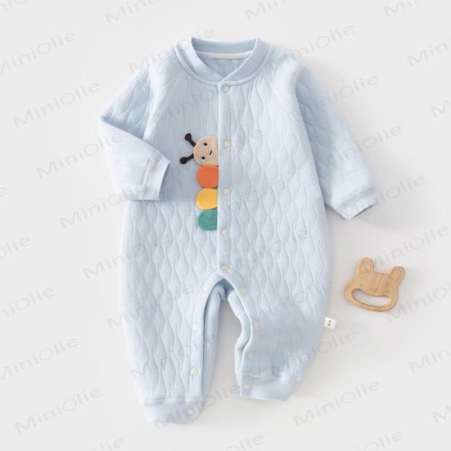 Baby Caterpillar Quilted Romper