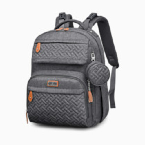 Babbleroo Travel Diaper Bag Backpack - Dark Grey