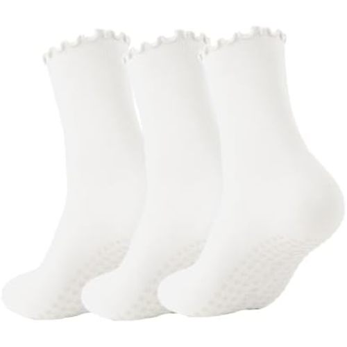 3 Pairs Pilates Socks with Grips