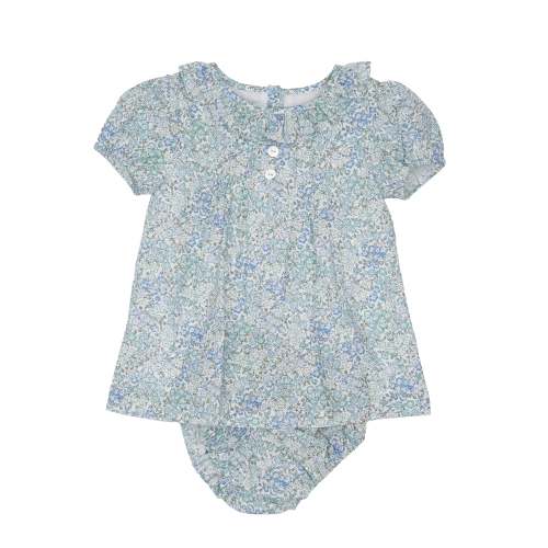 The Oaks Hallie Teal Briar Floral Bloomer Set
