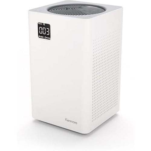 Kenmore Air Purifiers with H13 True HEPA Filter, Covers Up to 1200 Sq.Foot