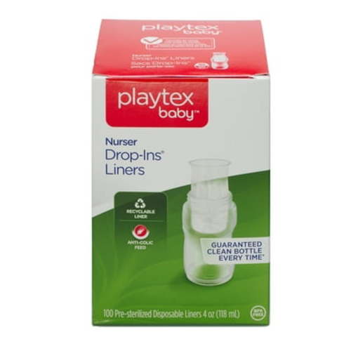 Playtex Baby Drop-Ins Liners, 4 fl oz, 100 Count