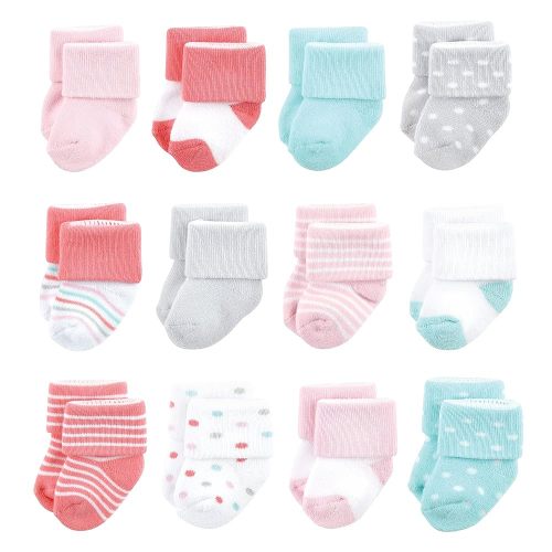 Luvable Friends Baby Newborn and Baby Terry Socks