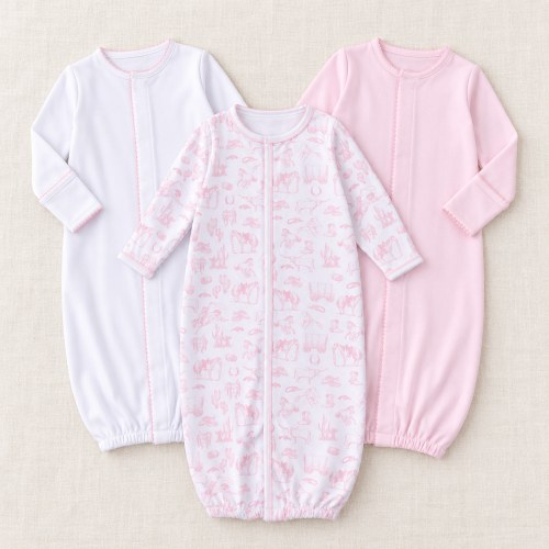 Baby Girl Converter Set - Wild West Toile + Essentials - Set of 3