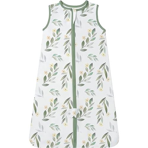 TotAha Light Sleep Sack, Stretchy, Soft, Cozy Wearable Blanket Sleep Bag with 2-Way Safe Zippers for 0-6-12-24 Months 0.5 TOG