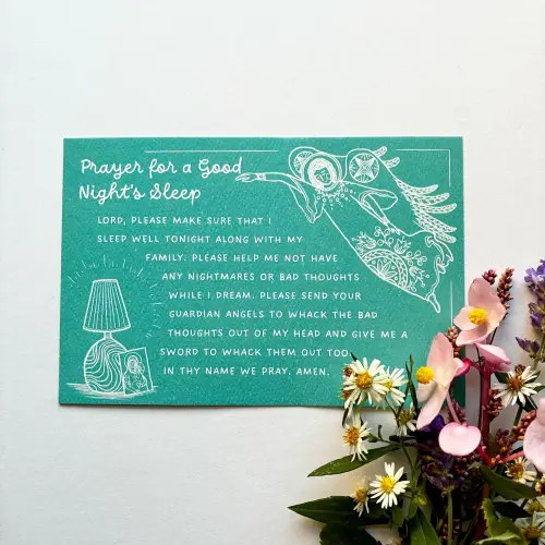 Prayer For A Good Night's Sleep — Draw Near Designs