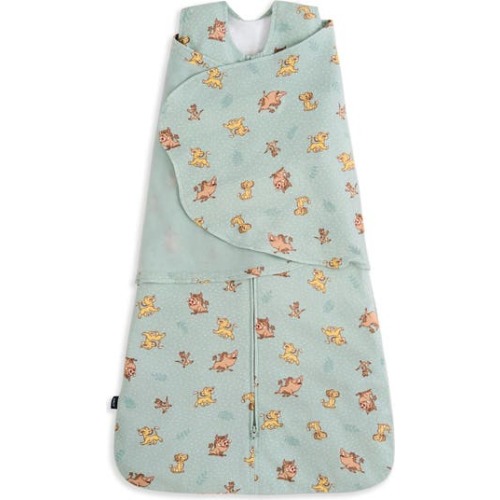Disney 100% Cotton 1.5 TOG Sleepsack Swaddle, 3-Way Adjustable Wearable Blanket, Small