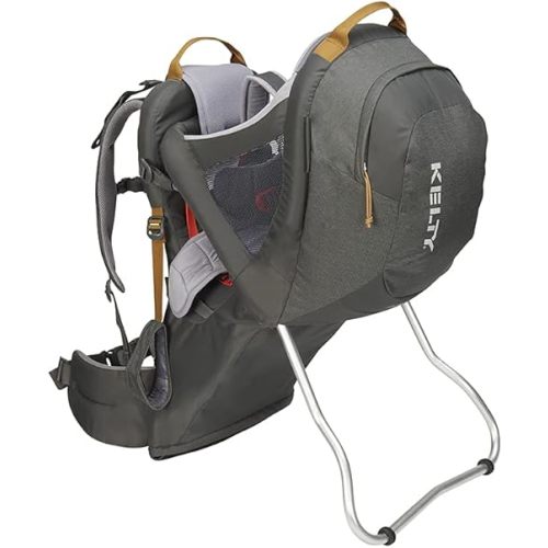 Kelty Journey PerfectFit Child Carrier Backpack, Adjustable Suspension with Hipbelt, 5 Point Safety Harness, Large Zippered Mesh Pockets