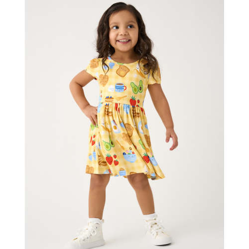 Breakfast Bunch Skater Dress with Bodysuit