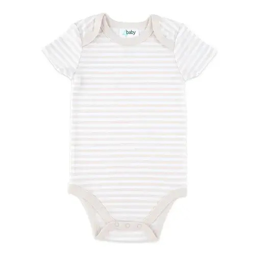 4Baby Bodysuit Short Sleeve Good Times Natural | Baby Bunting AU