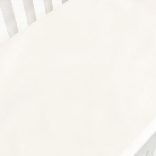 Solid Crib Sheet - Ivory