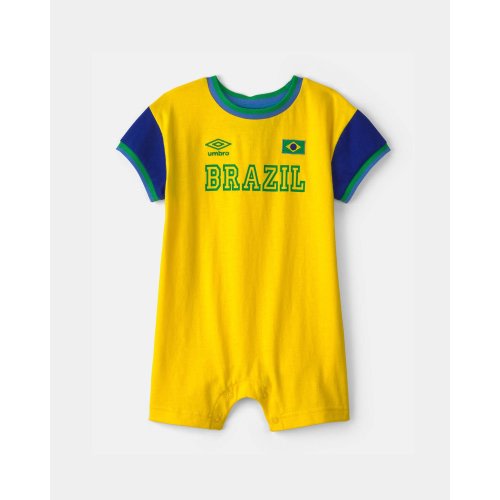 Baby Umbro Brazil Romper - Blue/Yellow/Green | Carter's