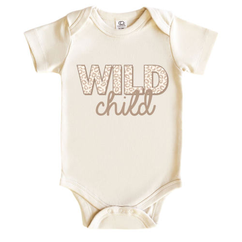 Wild Child Graphic Bodysuit | Natural