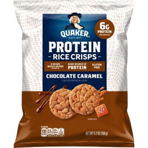 Quaker Rice Crisps Protein Chocolate Caramel - 5.2oz