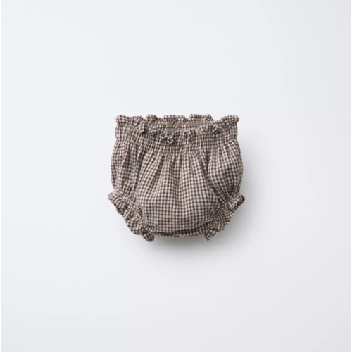 CHECKERED BOTTOMS - Brown / Ecru | ZARA United States