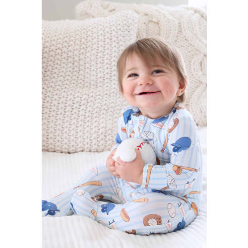 Ballpark Bros Zipper Footie