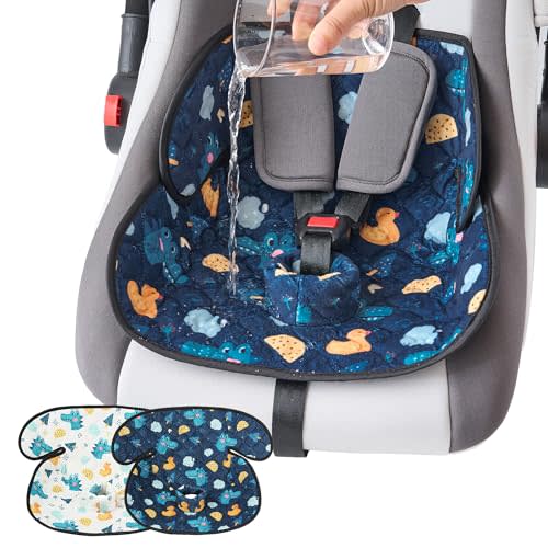 2 Pack Waterproof Piddle Pads Carseat Potty Training Car Seat Protector Waterproof Car Seat Liner Cover to Prevent Pee