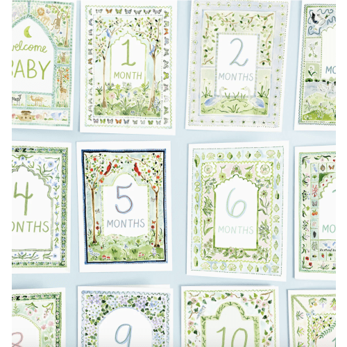 Baby Milestone Cards: Whimsical Set
