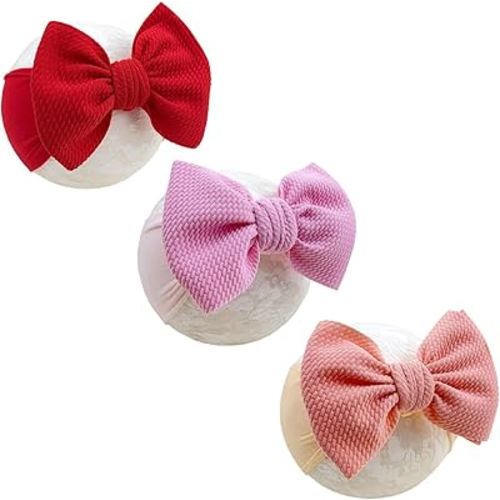 Baby Girl Headbands Nylon Bow Hair Accessories for Newborn Infants Toddlers (Y05, FZ)