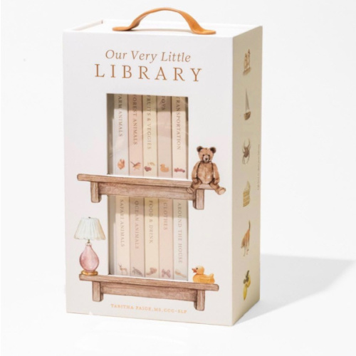 Our Very Little Library Board Book Set: A Foundational Language Vocabulary Board Book Set for Babies (Tabitha Paige Children's Book Series)